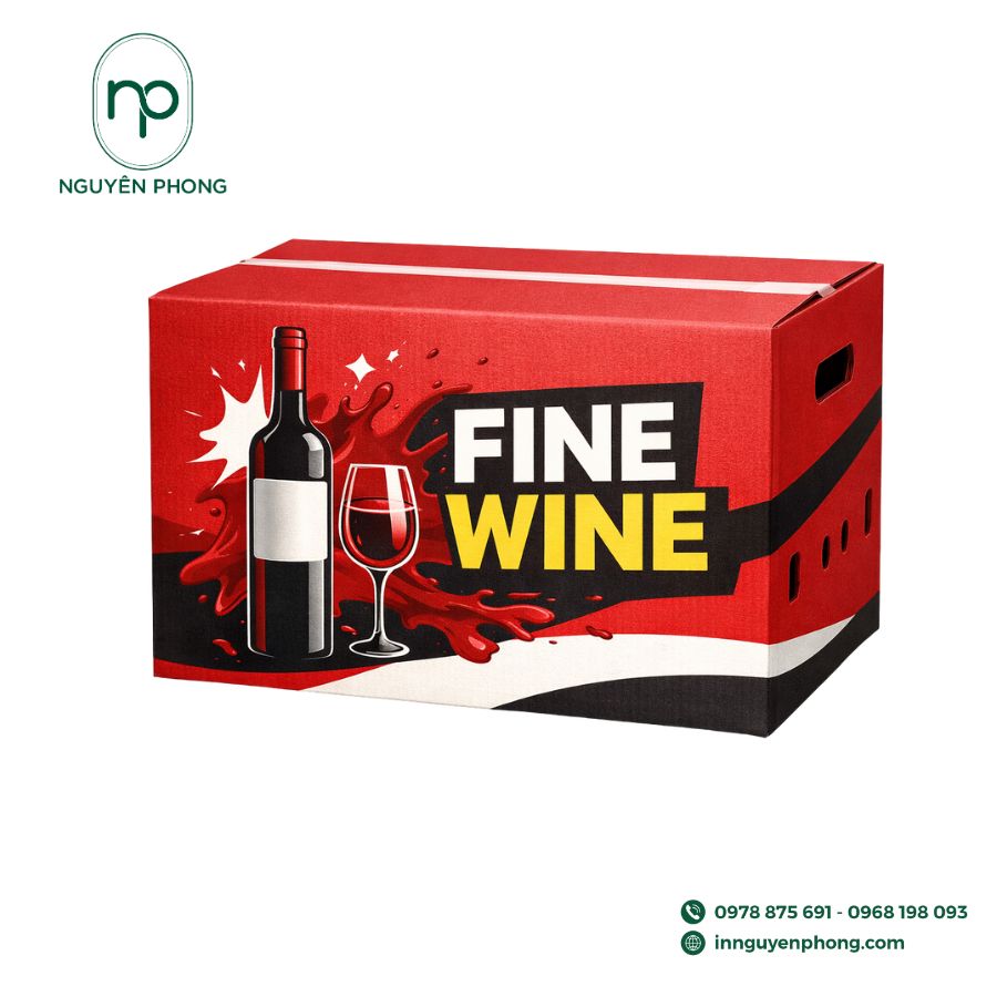 Hộp đựng rượu Tết 